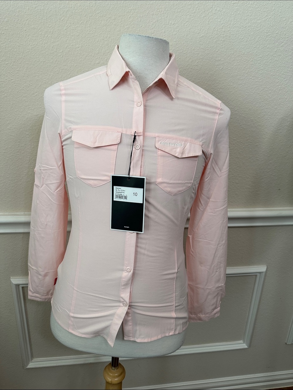 Craghoppers NOSILIFE PRO LONG SLEEVE SHIRT - Seashell Pink